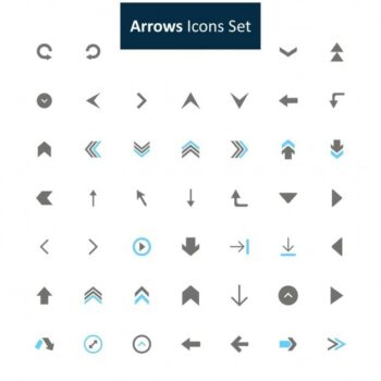 Free Vector | Arrows icon set