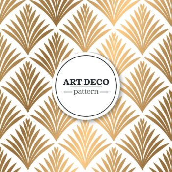 Free Vector | Art deco seamless pattern