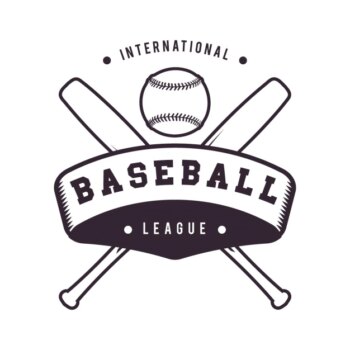 Free Vector | Baseball logo template design