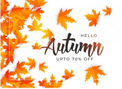 Free Vector | Beautiful autumn leaves background template