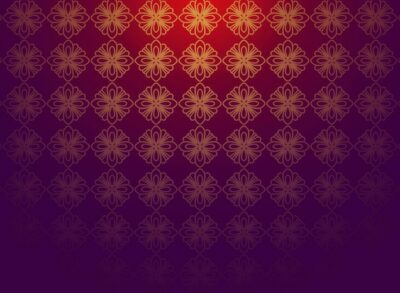 Free Vector | Beautiful golden floral pattern luxury background