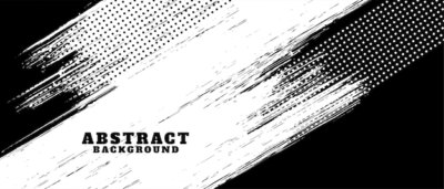 Free Vector | Black and white abstract grunge texture background