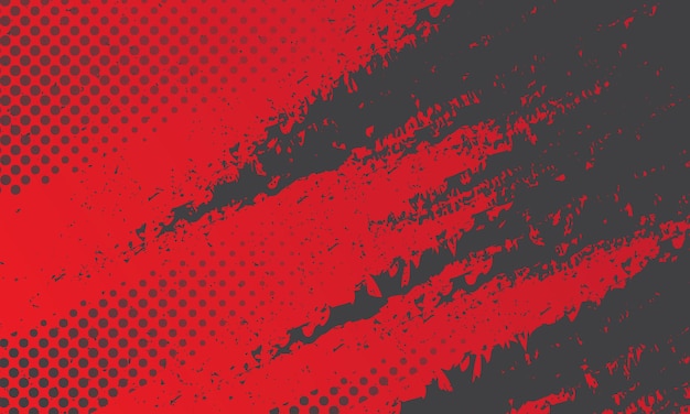 Free Vector | Black grunge texture in red background