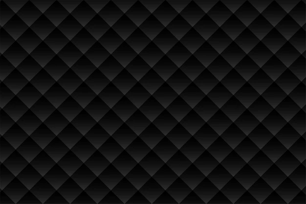 Free Vector | Black upholstery pattern background with diamond shapes