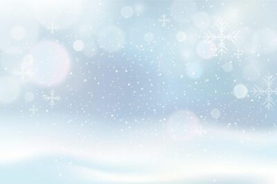 Free Vector | Blurred winter background