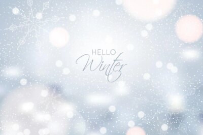 Free Vector | Blurred winter background with snow