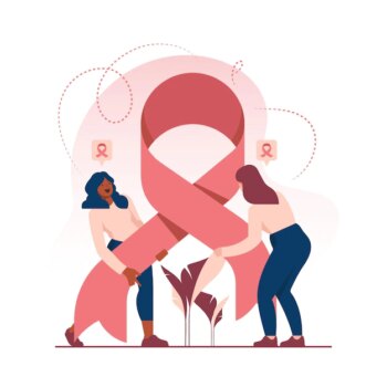 Free Vector | Breast cancer awareness month