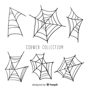 Free Vector | Collection of halloween cobwebs