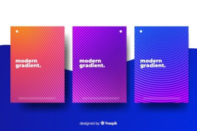 Free Vector | Colorful cover collection