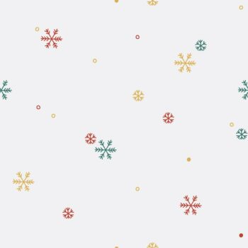 Free Vector | Colorful snowflake seamless pattern