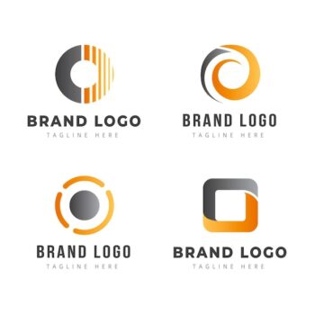 Free Vector | Creative gradient o logo collection