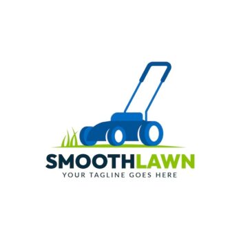 Free Vector | Creative lawn mower logo