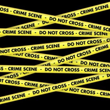 Free Vector | Crime scene tape background