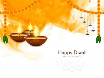 Free Vector | Cultural happy diwali festival celebration background