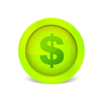 Free Vector | Dollar button