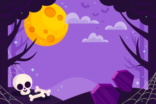 Free Vector | Flat background for halloween celebration