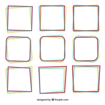 Free Vector | Flat colorful frame