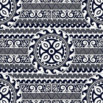 Free Vector | Flat design maori tattoo pattern design
