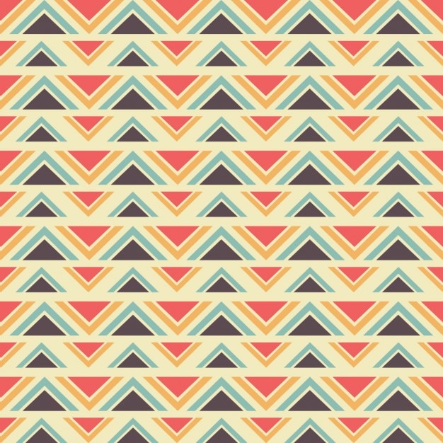 Free Vector | Geometric ethnic pattern