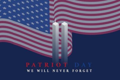 Free Vector | Gradient 9.11 patriot day background