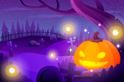 Free Vector | Gradient background for halloween celebration