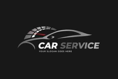Free Vector | Gradient car service logo