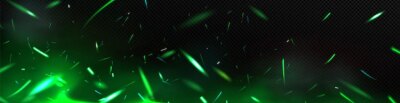 Free Vector | Green fire sparks overlay effect burning flame