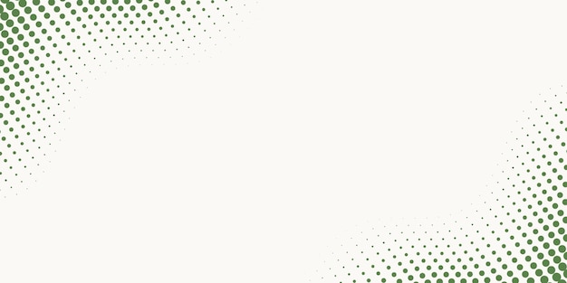 Free Vector | Green halftone border background