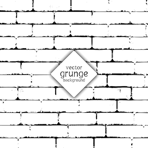 Free Vector | Grunge style brick wall texture