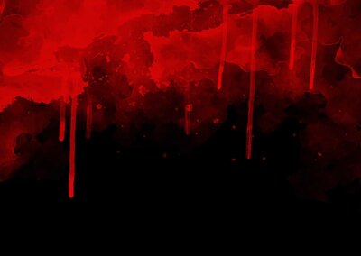 Free Vector | Halloween background with blood splatters and drips