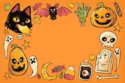 Free Vector | Halloween celebration background