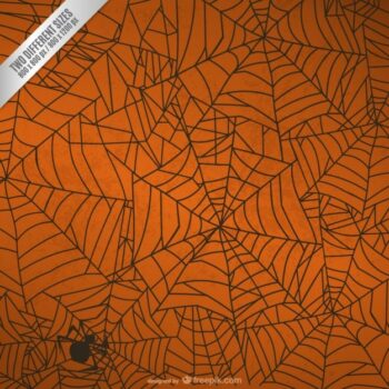 Free Vector | Halloween spider web background