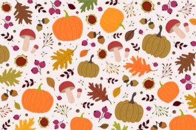Free Vector | Hand drawn background for autumn celebration