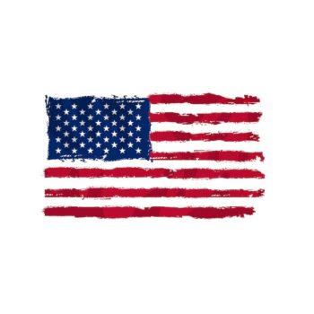 Free Vector | Hand drawn grunge american flag
