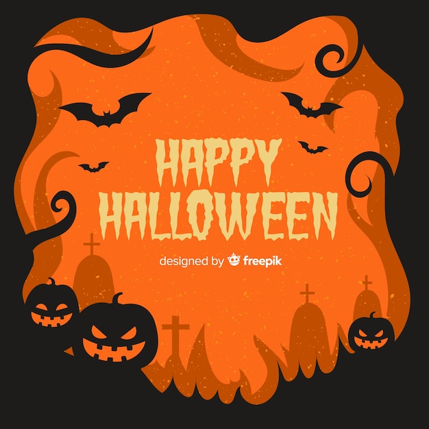 Free Vector | Hand drawn halloween ornamental frame