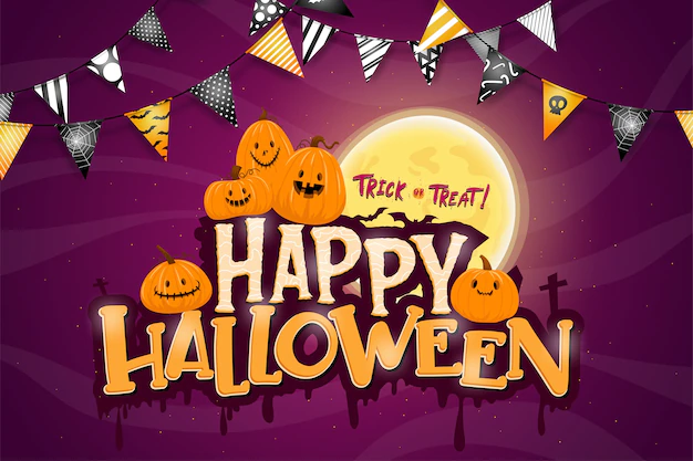 Free Vector | Happy halloween celebration party