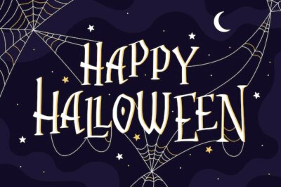 Free Vector | Happy halloween - lettering concept