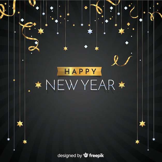 Free Vector | Happy new year background