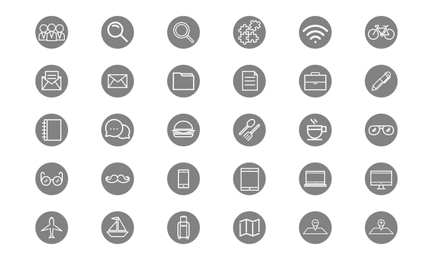 Free Vector | Illustration of lifestyle icons