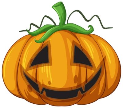 Free Vector | Jack o'lantern halloween pumpkin
