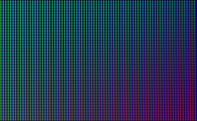 Free Vector | Led wall video screen with green, blue and red dot lights on black background.