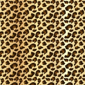 Free Vector | Leopard skin in editable seamless pattern