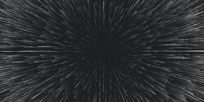 Free Vector | Lightspeed travel background. centric motion of star trails.