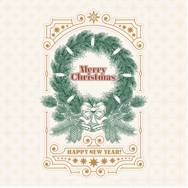 Free Vector | Luxury christmas background