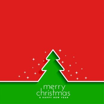 Free Vector | Merry christmas and happy new year greeting card