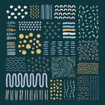 Free Vector | Mixed background patterns