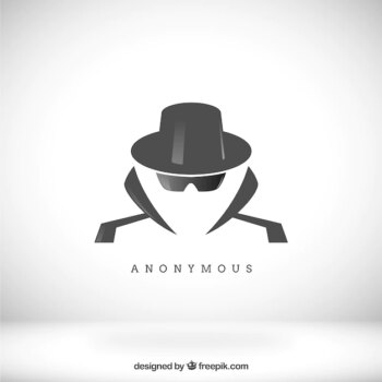 Free Vector | Modern anonymous concept with flat design
