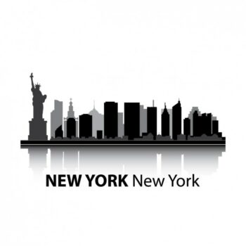 Free Vector | New york skyline design