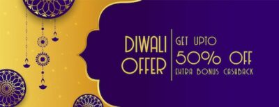 Free Vector | Premium shubh diwali sale and offer banner