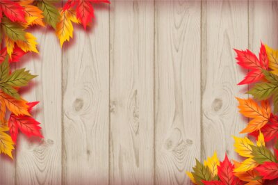 Free Vector | Realistic autumn wallpaper theme